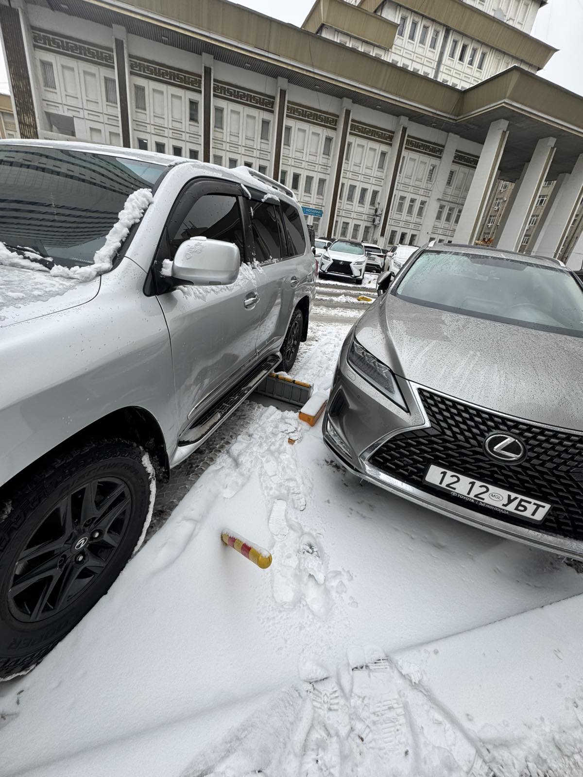 OpenSpot device in snowy conditions